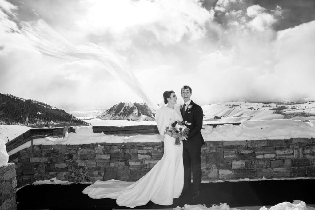 Jackson Hole Winter Wedding at Amangani