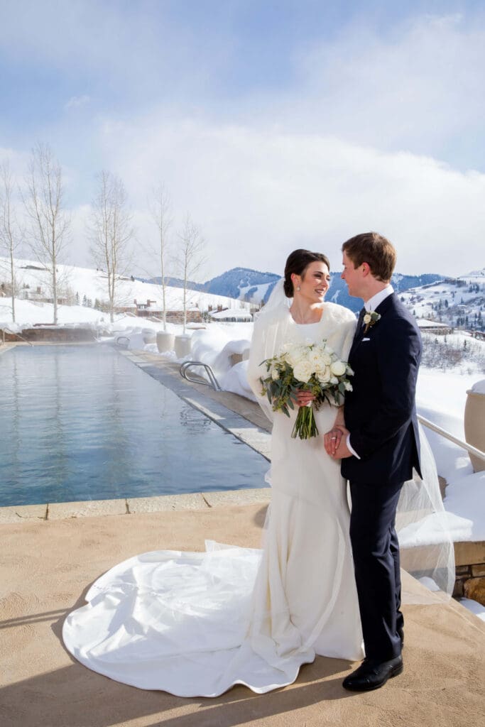 Jackson Hole Winter Wedding at Amangani