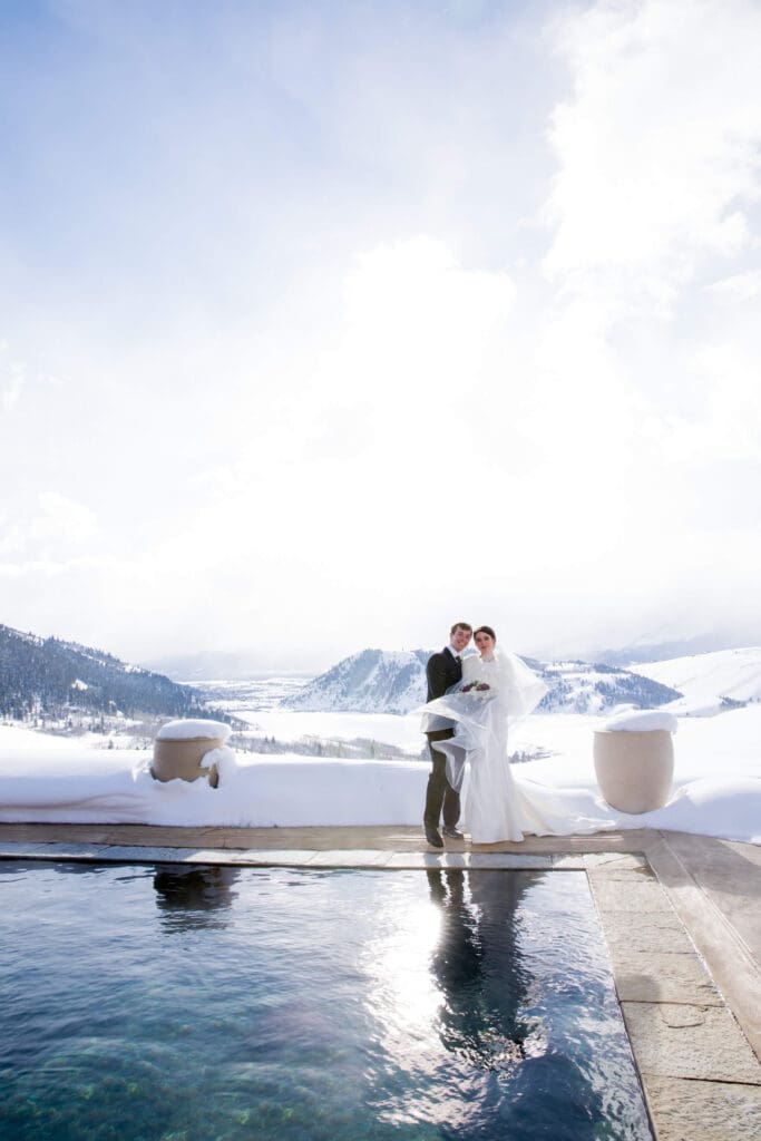 Jackson Hole Winter Wedding at Amangani