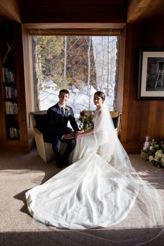 Jackson Hole Winter Wedding at Amangani